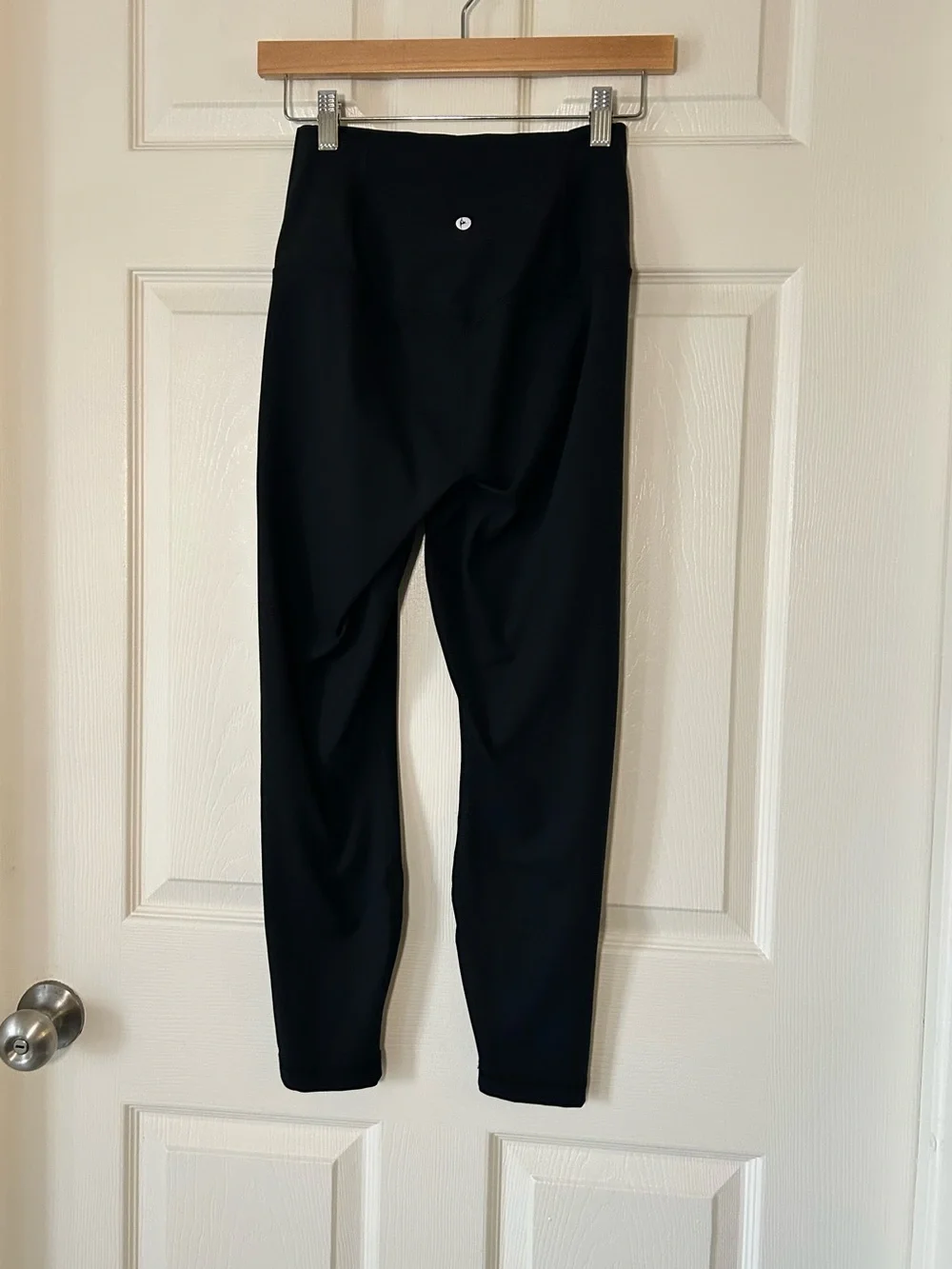 90 Degree by Reflex Black High-Waist Activewear Leggings - Size Medium